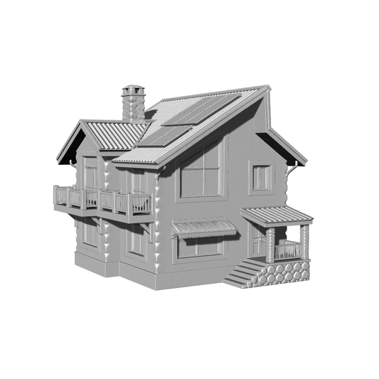 MRY-SFW LYTB461  Miniature Scene Building Model Nordic Style Vacation Villa