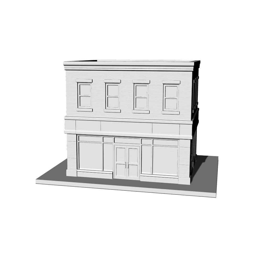 MRY-SFW LYTB471C  Miniature Scene Building Model Modern Simple Style Commercial Building Model Ornament