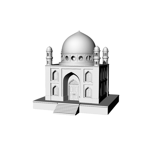 MRY-SFW LYTB501C  Miniature Scene Building Model Persian Islamic Architecture Mosque 3D Printing Model