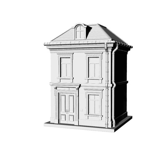 MRY-SFW LYTB509A  Miniature Scene Building Model New Chinese Style Street Front Commercial Residential Building Miniature Ancient City Chinese Commercial Street Sand Table Building