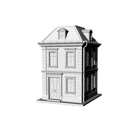 MRY-SFW LYTB509B  Miniature Scene Building Model Neoclassical Style Landmark High Rise Public Building Sand Table Ornament