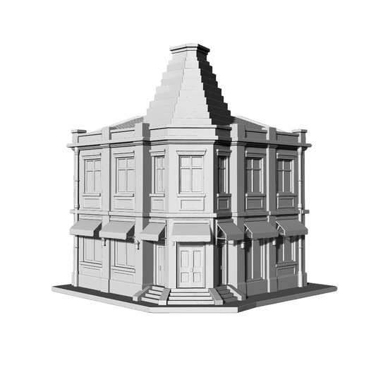 MRY-SFW LYTB511A  Miniature Scene Building Model French Neoclassical Style Three Story Single Villa Building Ornament