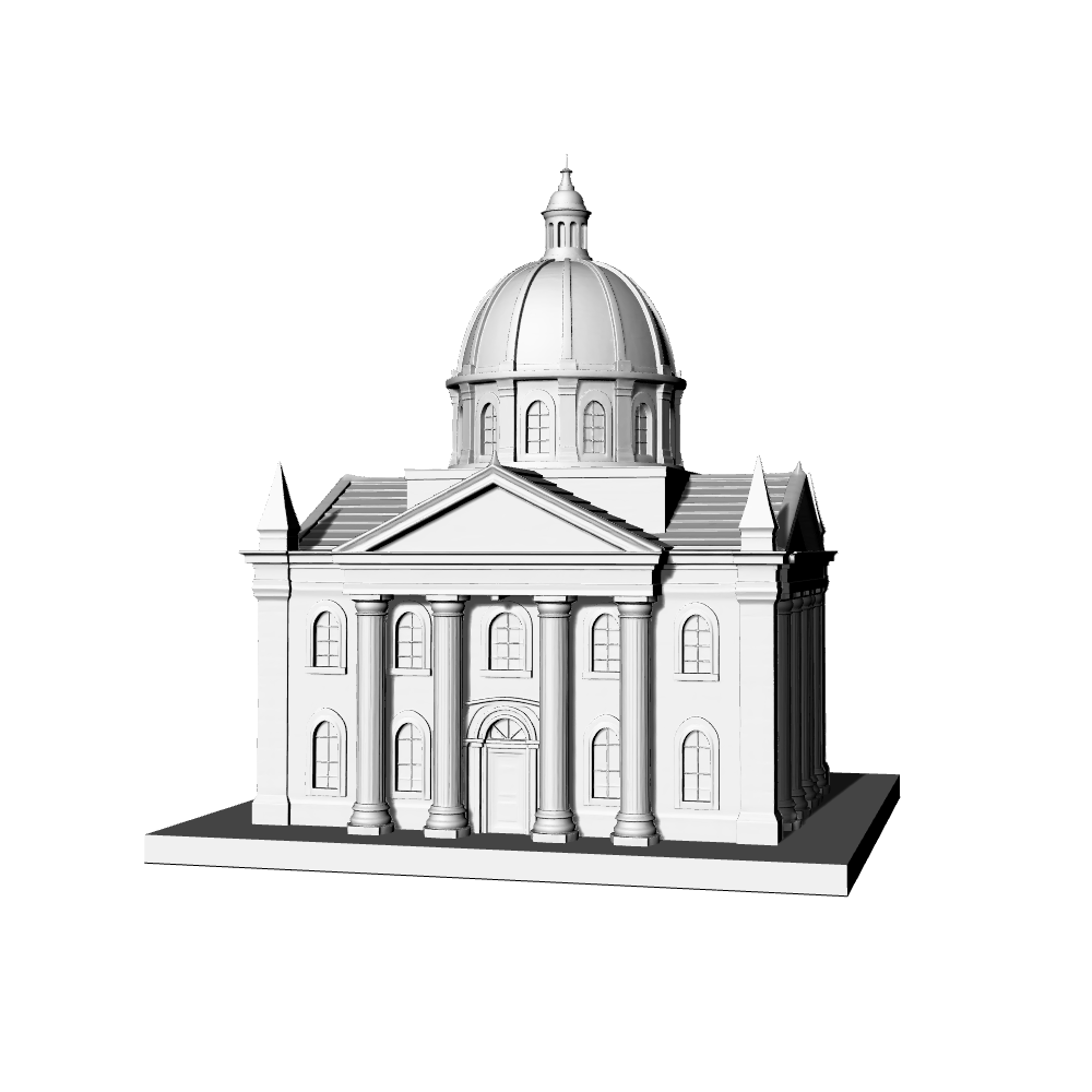 MRY-SFW LYTB515B  Miniature Scene Building Model Persian Islamic Architecture Mosque 3D Printing Model
