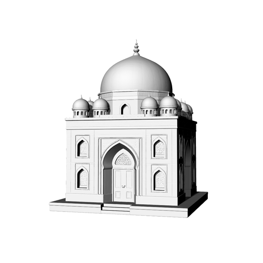 MRY-SFW LYTB554B  Miniature Scene Building Model Indian Islamic Style Building Desktop Decoration Ornament 3D Printing Model