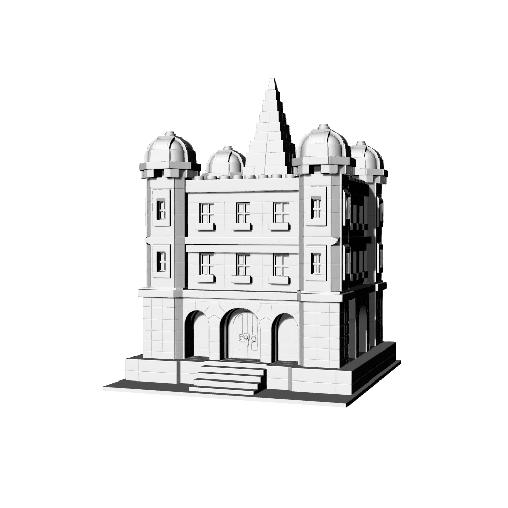 MRY-SFW LYTB581B  Miniature Scene Building Model Romantic Fairy Tale Castle Fantasy Castle Model Art Style Building Model Ornament 3D Printed Model