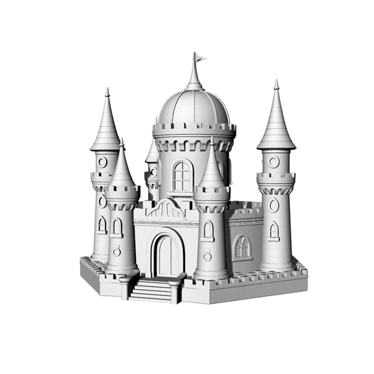 MRY-SFW LYTB655A  European Fairy Tale Castle Dream Castle Building Miniature Scene Building Model 3D Printing Model