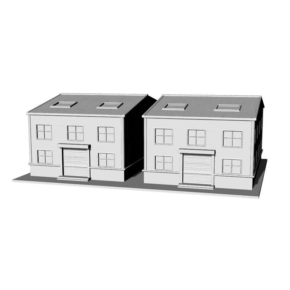 MRY-SFW LYTB690A  Miniature Scene Building Model Japanese Old Traditional Apartment Building Desktop Ornament 3D Printing Model