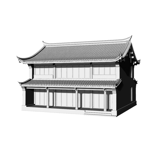 MRY-SFW LYTB676A  Miniature Scene Building Model Modern Style New Chinese Residence Architecture Sand Table Ornament 3D Printing Model