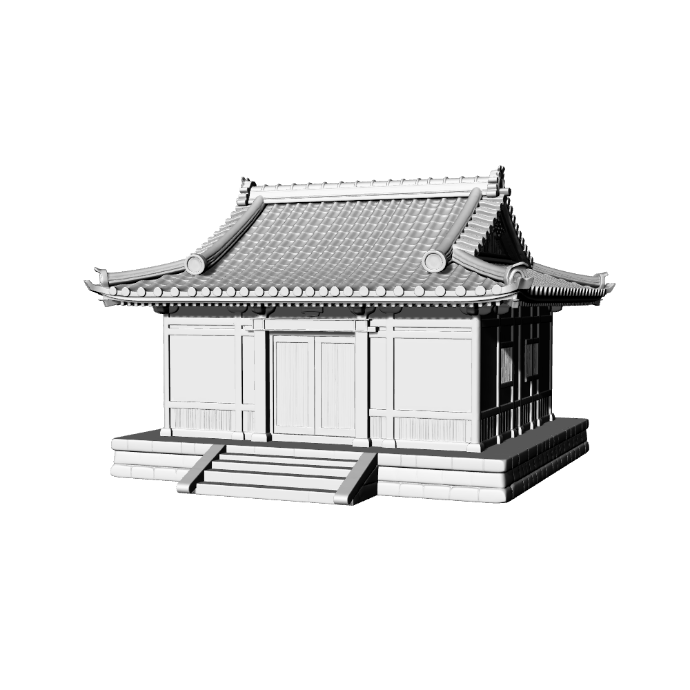 MRY-SFW LYTB697J  Miniature Scene Building Model Japanese Traditional Machiya Building Civilian Residence Japanese Building Ornament 3D Printing Model