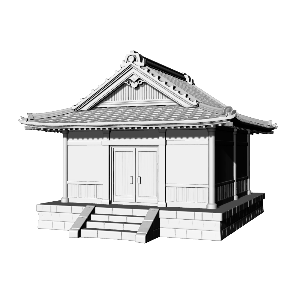 MRY-SFW LYTB697L  Miniature Scene Building Model Japanese Traditional Machiya Building Civilian Residence Japanese Building Ornament 3D Printing Model