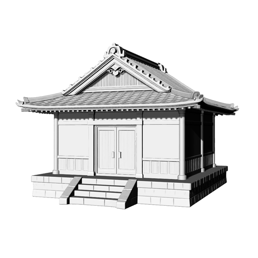 MRY-SFW LYTB697L  Miniature Scene Building Model Japanese Traditional Machiya Building Civilian Residence Japanese Building Ornament 3D Printing Model