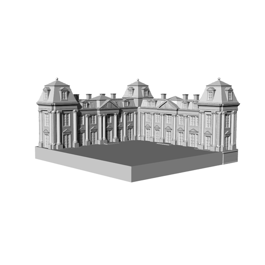 MRY-SFW LYTB700C  Miniature Scene Building Model European Baroque Style Manor Castle Building Sand Table Scene Model 3D Printing Model
