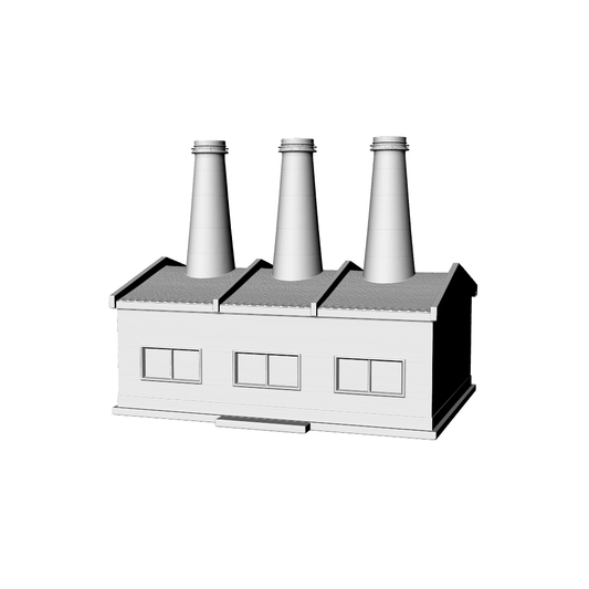 MRY-SFW LYTB712G Miniature Scene Building Model Industrial Style Small Factory Building Model Sand Table Scene Miniature Ornament 3D Printing Model