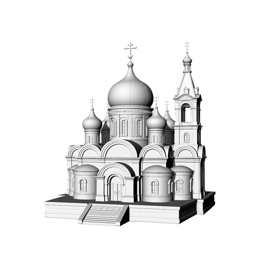 MRY-SFW LYTB718C Miniature Scene Building Model European Church Clock Tower Building Model Chapel Miniature Ornament Sand Table Scene 3D Printing Model