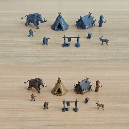 Prehistoric Tundra Mammoth‑Hunting Tribe MRY-SFW LYTD066