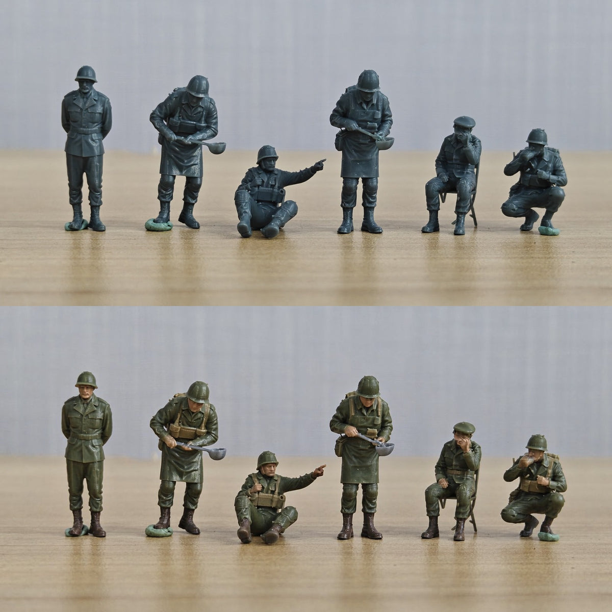 WWII German Soldiers Figures Set of 6 Resin MRY-SFW LYTD047