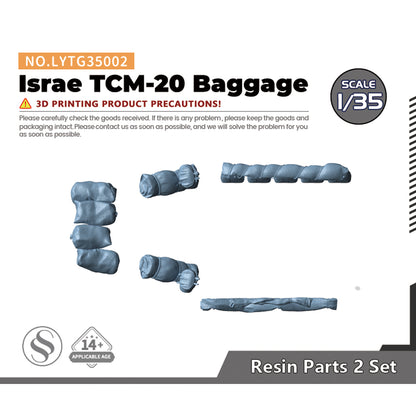 Yao's Studio LYTG002 1/35(48,72,144) Model Upgrade Parts Baggage Group For US M3 GMC Israe IDF TCM-20 SPAA