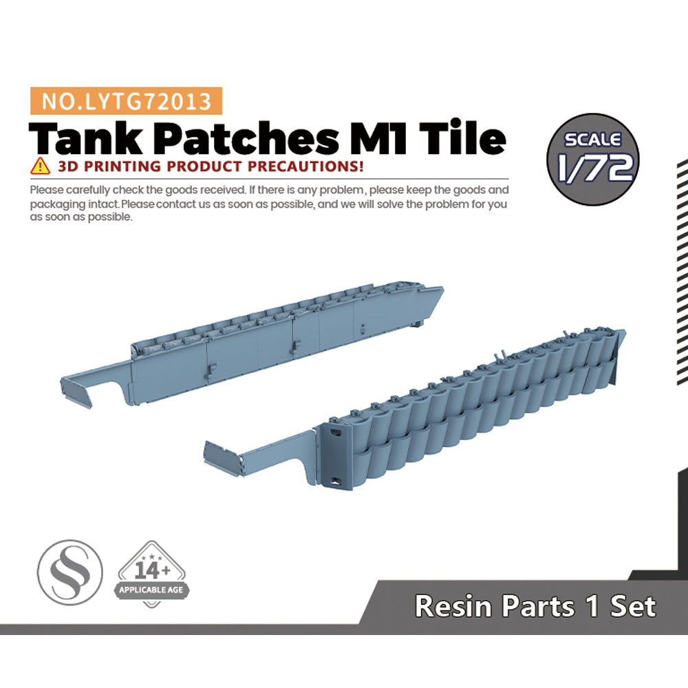 Yao's Studio LYTG013 Model Upgrade Parts Tank Patches M1 Tile