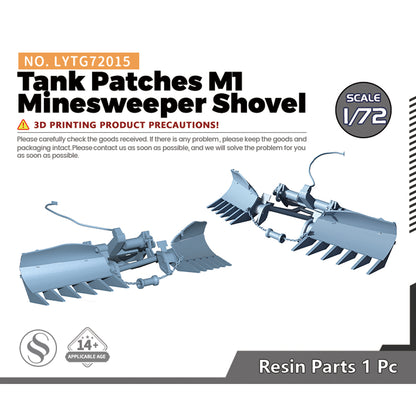 Yao's Studio LYTG015 Tank Patches M1 Minesweeper Shovel