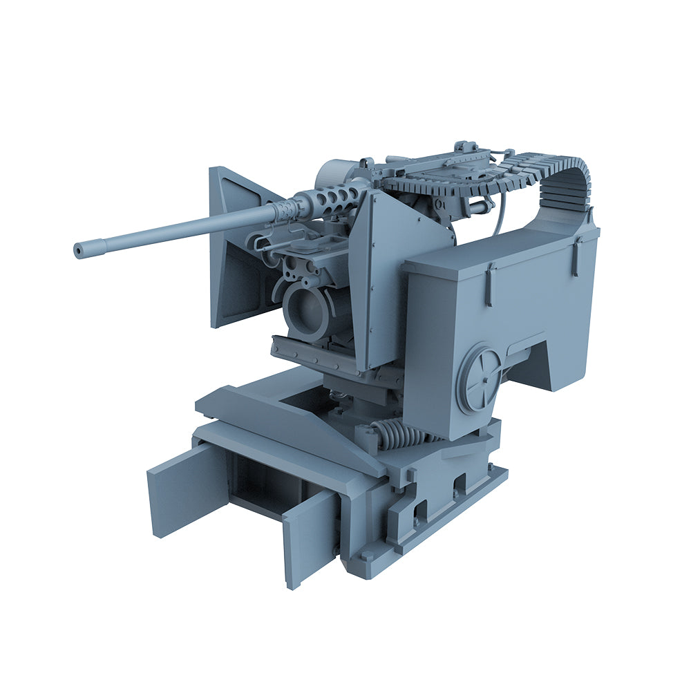 Yao's Studio LYTG018 Model Upgrade Parts 12.7mm M2HB Machine Gun Group for US M1A1 Abrams MBT