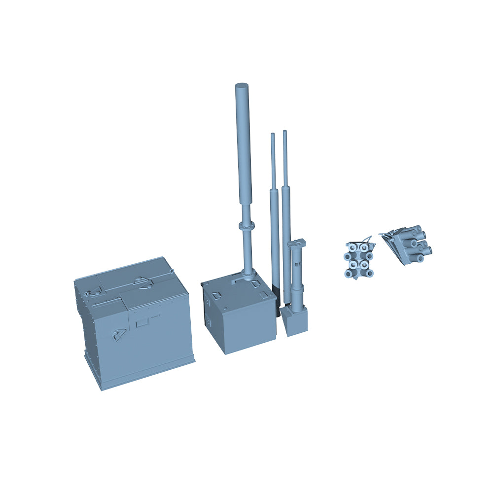 Yao's Studio LYTG022 1/35(48,72,144) Model Upgrade Parts US M1 Tank Antenna Smoke Grenade Launchers Electronic Equipment Group