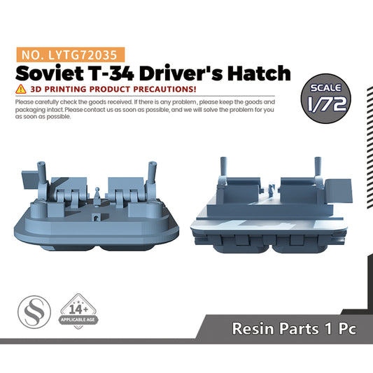 Yao's Studio LYTG035 Model Upgrade Parts Soviet T-34 Driver's Hatch