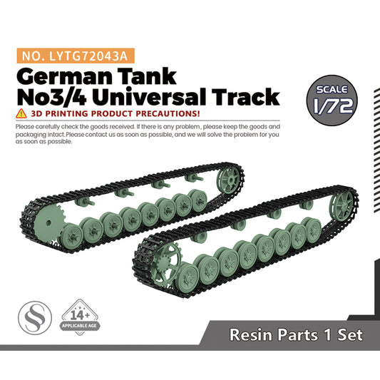 Yao's Studio LYTG043A Model Upgrades Parts German Tank III/IV Universal Track