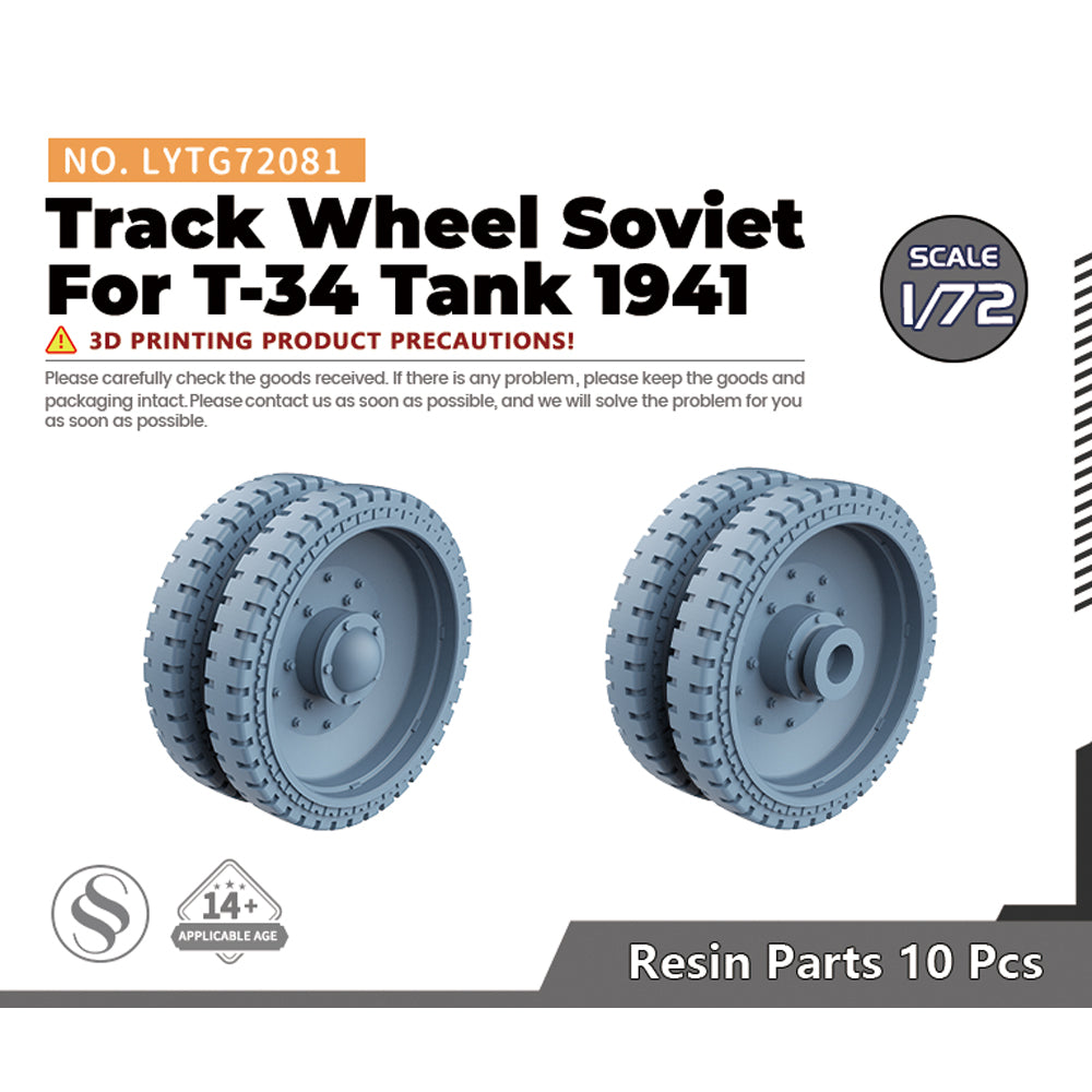 Yao's Studio LYTG081 Model Upgrade Parts Track Wheel Soviet For T-34 Tank 1941