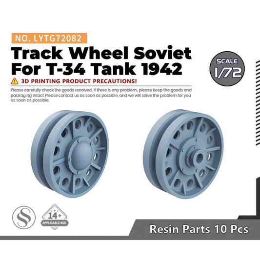 Yao's Studio LYTG082 Model Upgrade Parts Track Wheel Soviet For T-34 Tank 1942