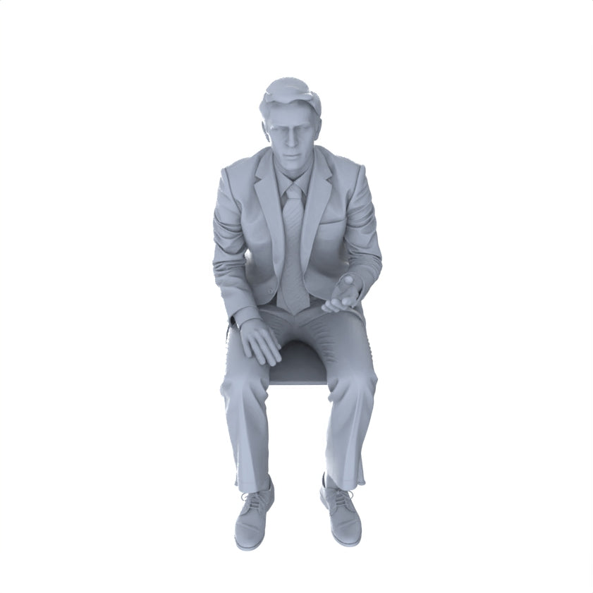 Yao's Studio LYTR159 Mahjong Scene Seated Characters Resin Miniature Model 6-Figure Set, Unpainted Chess And Card Leisure Figures, DIY Painting Scene Decoration Miniatures Diorama Resin Figures