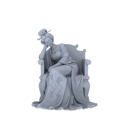 Yao's Studio LYTR162 Ballet Dancer Resin Miniature Model 4-Figure Set, Unpainted Ballerina Figures, DIY Painting Dance Scene Decoration Miniatures Diorama Resin Figures
