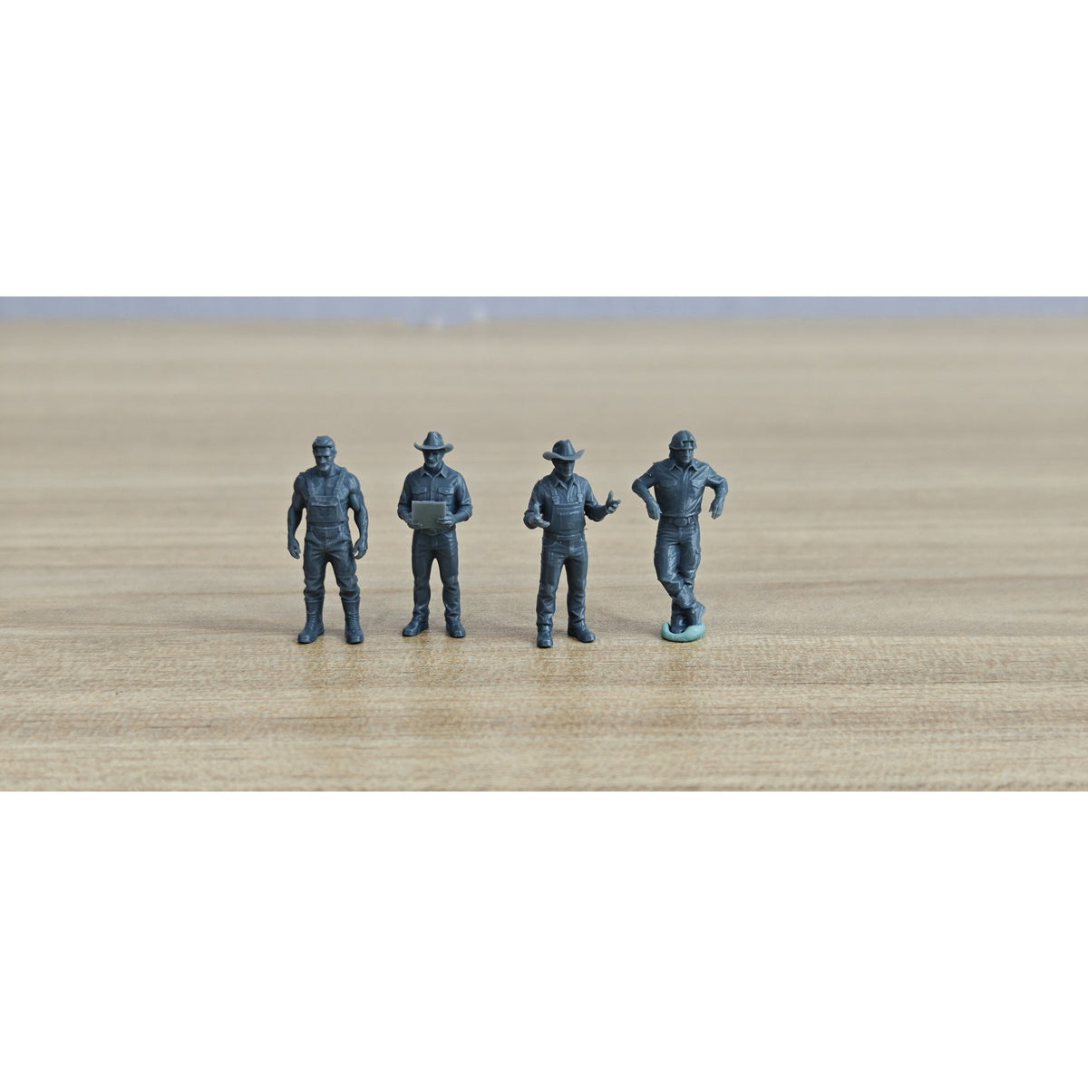 Farm Worker Man Multi-pose Modern Model 4 pcs MRY-SFW LYTR924