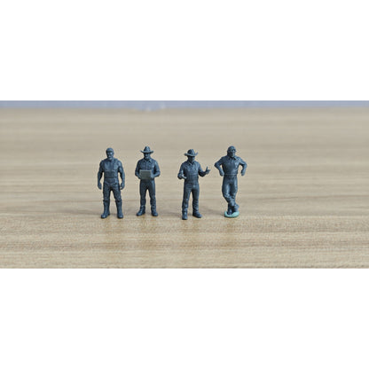 Farm Worker Man Multi-pose Modern Model 4 pcs MRY-SFW LYTR924