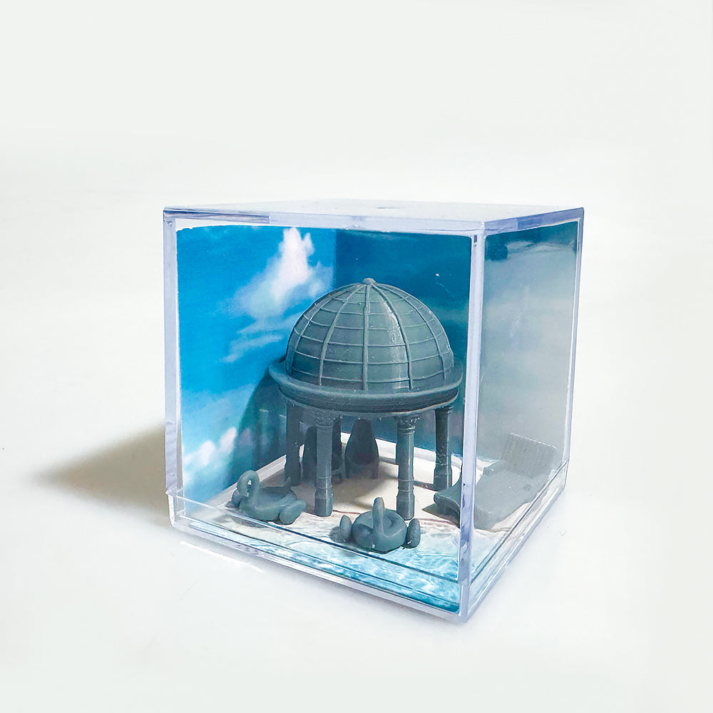 Yao's Studio LYTS048 Miniature Outdoor Leisure, Seaside Beach, Scene Display Box