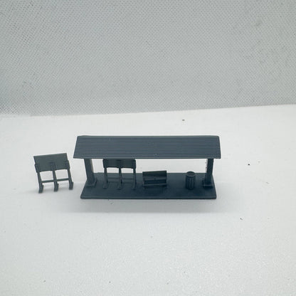 Yao's Studio LYTS070 Diorama Small Station Passenger Platform For Railway Layout