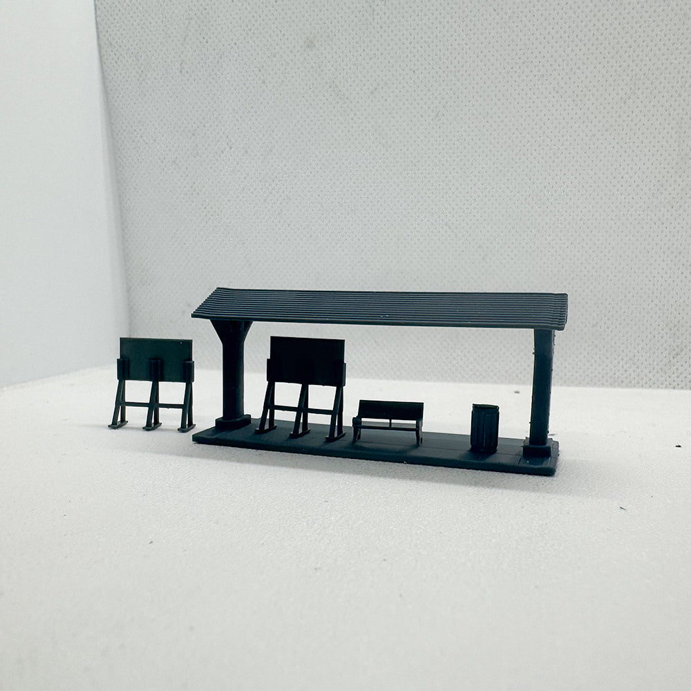Yao's Studio LYTS070 Diorama Small Station Passenger Platform For Railway Layout