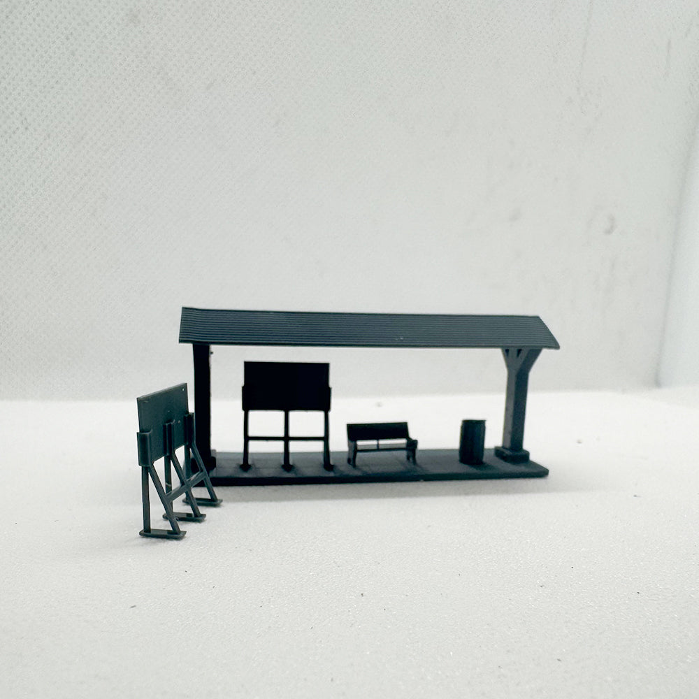 Yao's Studio LYTS070 Diorama Small Station Passenger Platform For Railway Layout