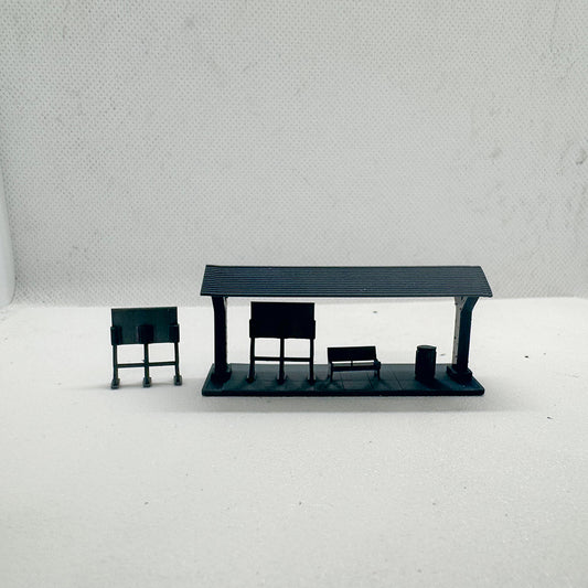 Yao's Studio LYTS070 Diorama Small Station Passenger Platform For Railway Layout
