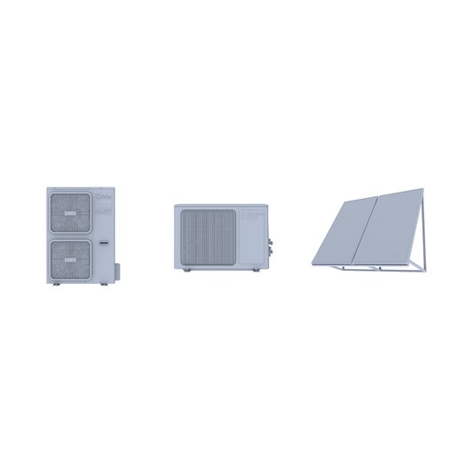 MRY-SFW LYTS207 Hobbyist's Choice Unpainted AC Outdoor Unit Solar Panel Model for Painting & Display