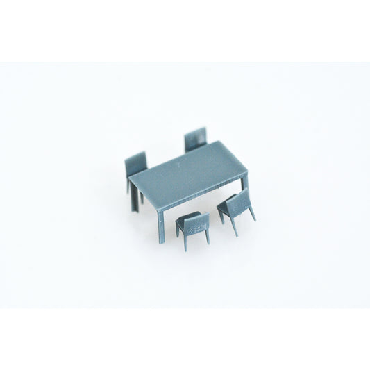 Yao's Studio LYTS003 Miniature Factory Building Military Car Railroad Track Accessory Props Diorama Scenery Five-Piece Dining Set Kitchen Combination