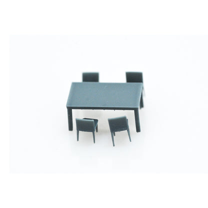 Yao's Studio LYTS003 Miniature Factory Building Military Car Railroad Track Accessory Props Diorama Scenery Five-Piece Dining Set Kitchen Combination