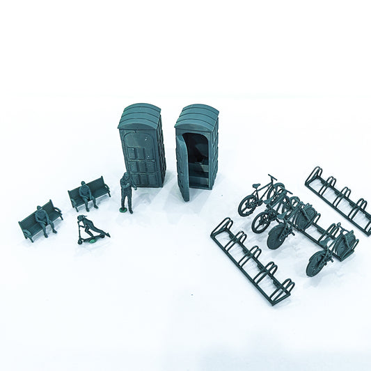 Yao's Studio LYTS025 Park Leisure Figures, Benches, Bikes£¬Model Trains Layout