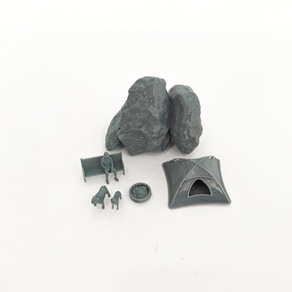 Yao's Studio LYTS036 The Camping Scene In Railway Model