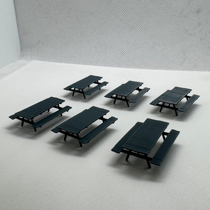 Yao's Studio LYTS073  Diorama 3D Railway Train Scene Picnic Table Camping 3D Printed Railway Train Layout Scene