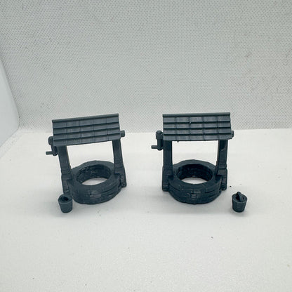 Yao's Studio LYTS077 Diorama 3D Railway Train Scene Old West Water Well