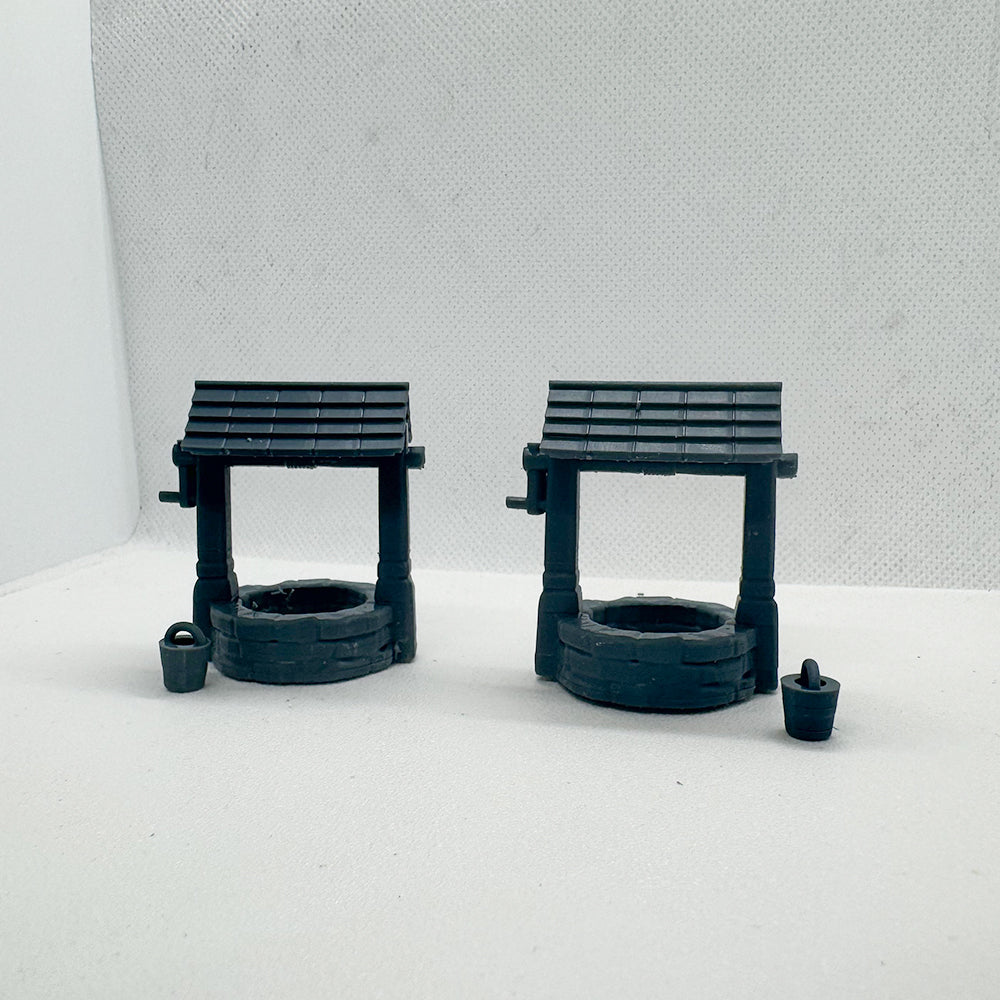 Yao's Studio LYTS077 Diorama 3D Railway Train Scene Old West Water Well