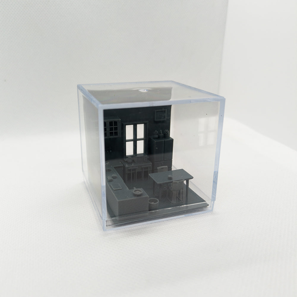 Yao's Studio LYTS012 1/S 1/L Miniature Scenes Simulated Kitchen And Dining Table Models Decorative Ornaments And Dollhouses