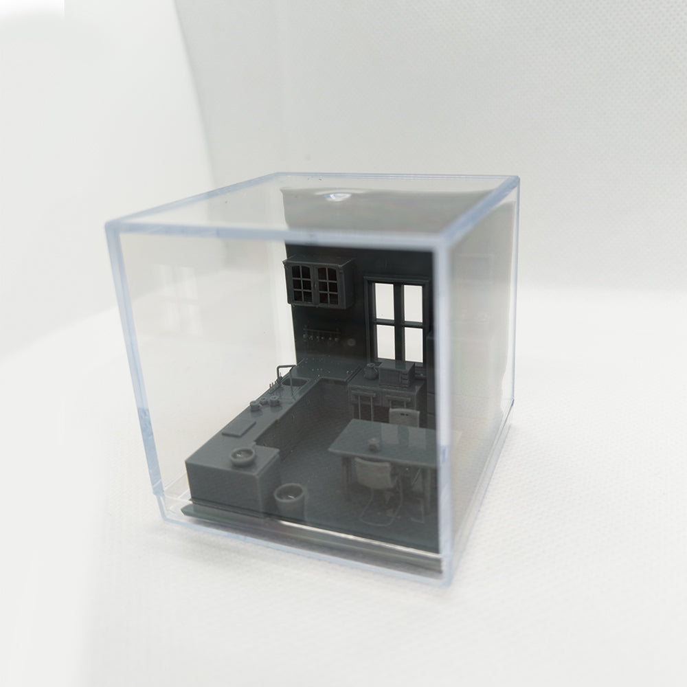 Yao's Studio LYTS012 1/S 1/L Miniature Scenes Simulated Kitchen And Dining Table Models Decorative Ornaments And Dollhouses