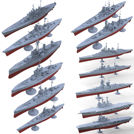 LYWS0002S Battle of the Atlantic: Britain vs. Germany Full Hull 13pcs
