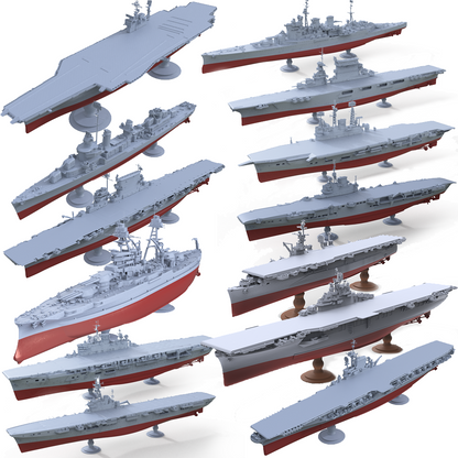 LYWS0005S Aircraft Carriers: Masters of the Sea Battle Groups Full Hull 13pcs